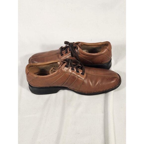 Clarks Mens Toureg Vibe Oxford Shoes Comfort Walking Preppy Brown Us/ 13 main image 12